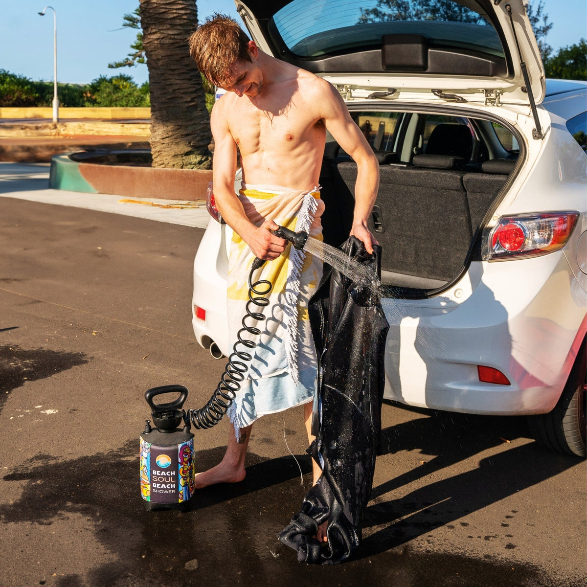 Portable Shower Livin' the Dream 5L Beach Soul