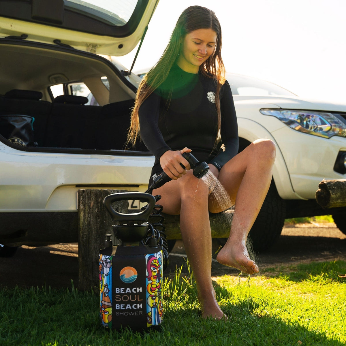 Portable Shower Livin' the Dream 5L Beach Soul