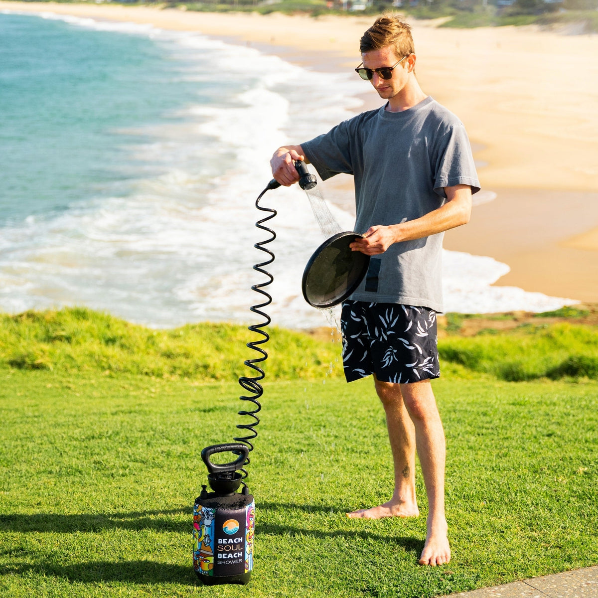 Portable Shower Livin' the Dream 5L Beach Soul