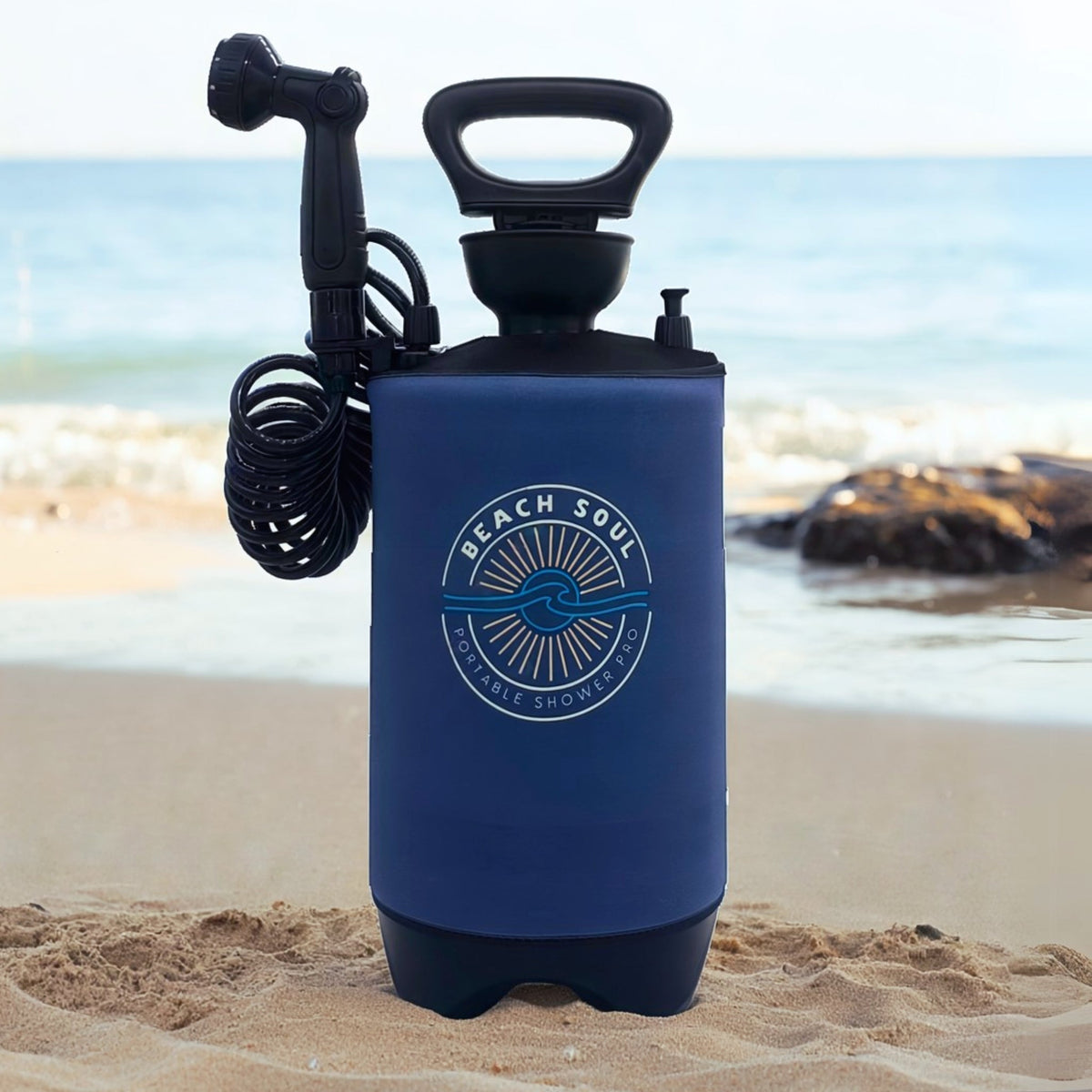 Portable Shower PRO Ocean Rise 10L Beach Soul