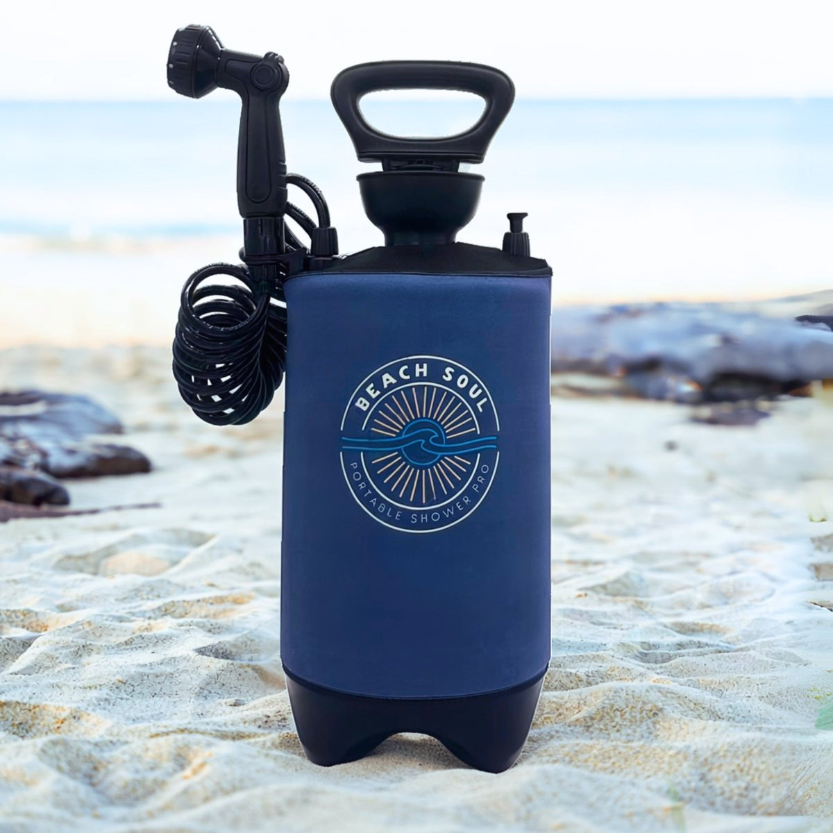Portable Shower PRO Ocean Rise 10L Beach Soul
